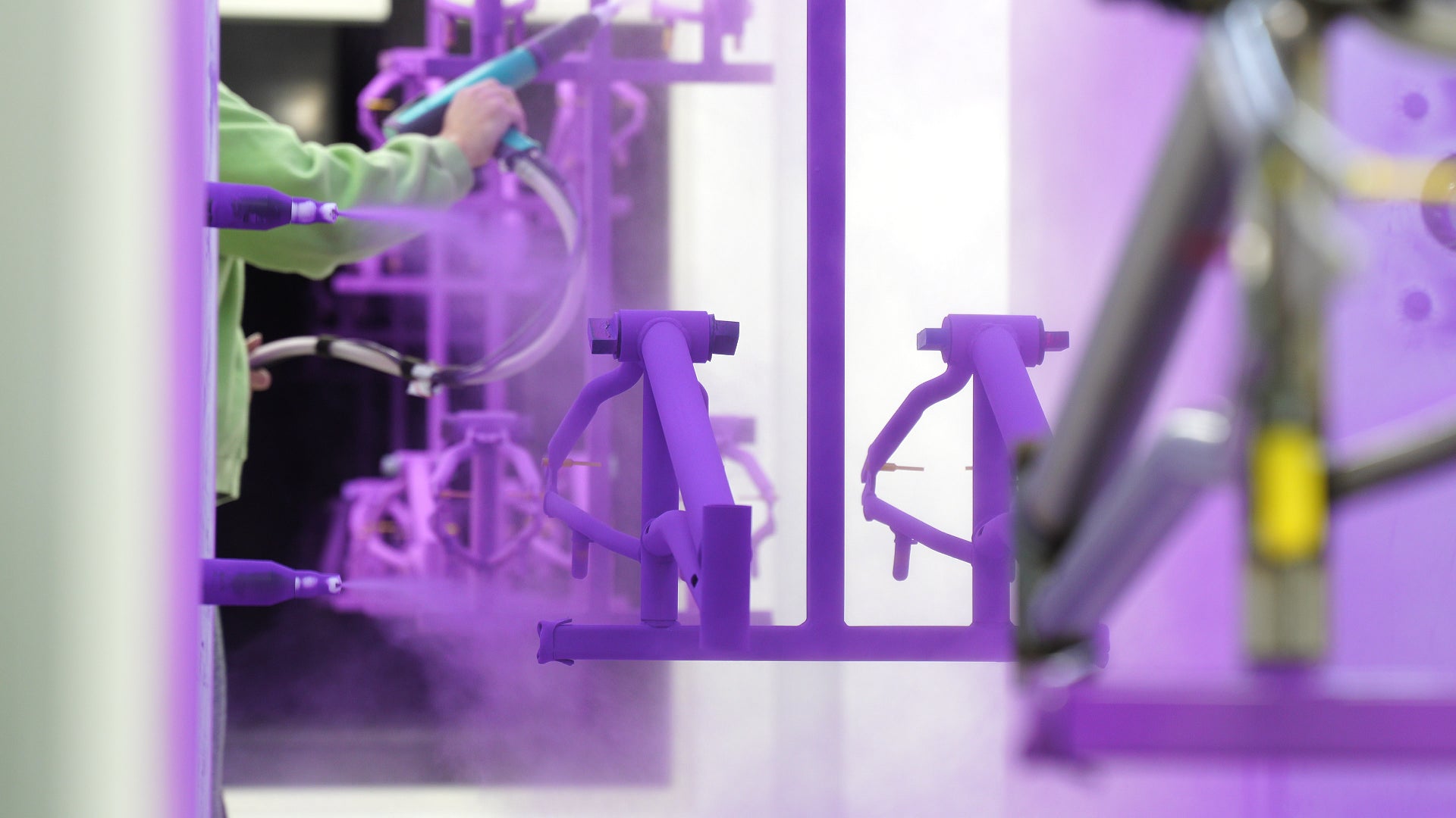 Powder coating process