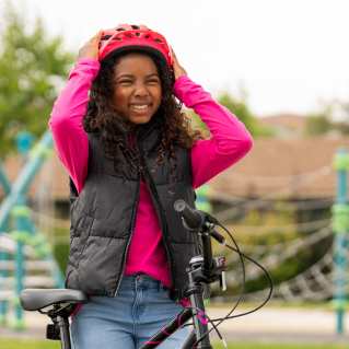 How do I choose the right size helmet for my child?