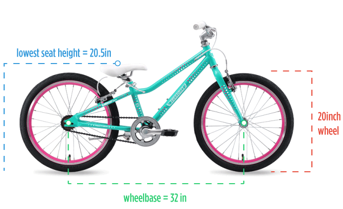 Bike frame size chart child best sale